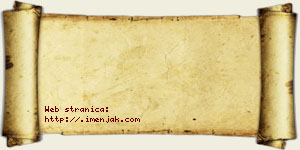 Ana Mitranić vizit kartica